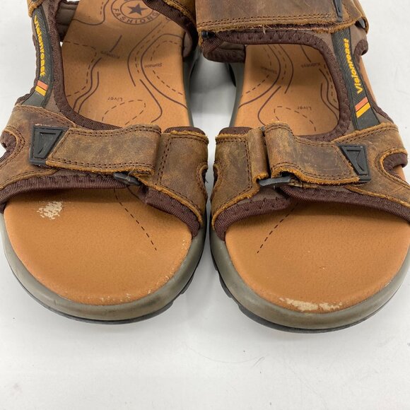 Visionreast Brown Hook & Loop Classic Sandals | Size 46EU - Picture 7 of 7